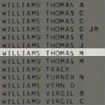 Williams, Thomas M