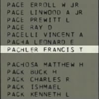 Pachler, Francis T