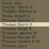 Truman, Harry S