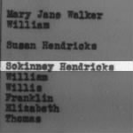 Hendricks, Sokinney