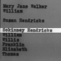 Hendricks, Sokinney